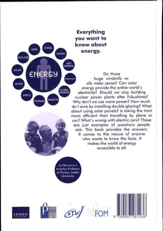 Achterkant van Energy survival guide