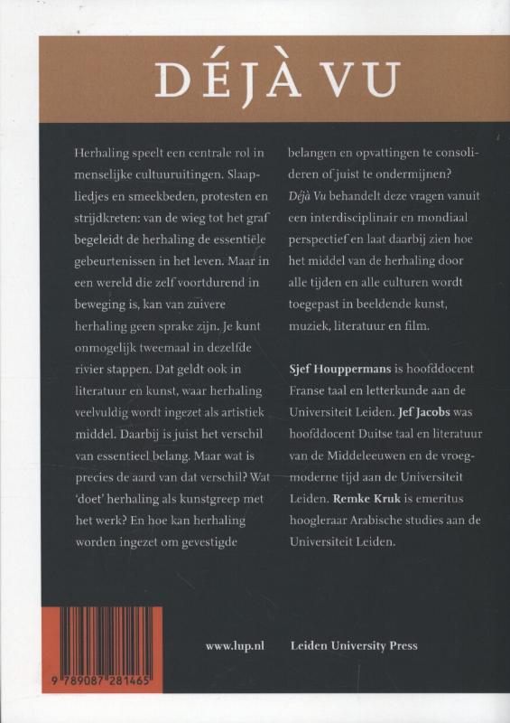 Achterkant van Deja vu