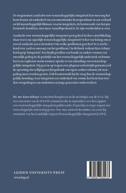Achterkant van Tussen fout en fraude