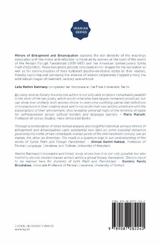 Achterkant van Mirrors of Entrapment and Emancipation