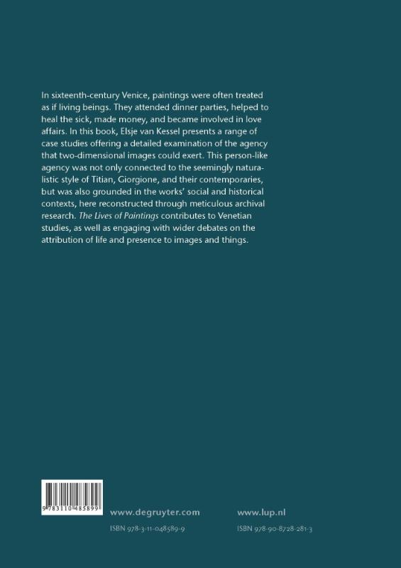 Achterkant van The Lives of Paintings