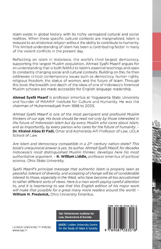 Achterkant van Islam, Humanity and the Indonesian Identity