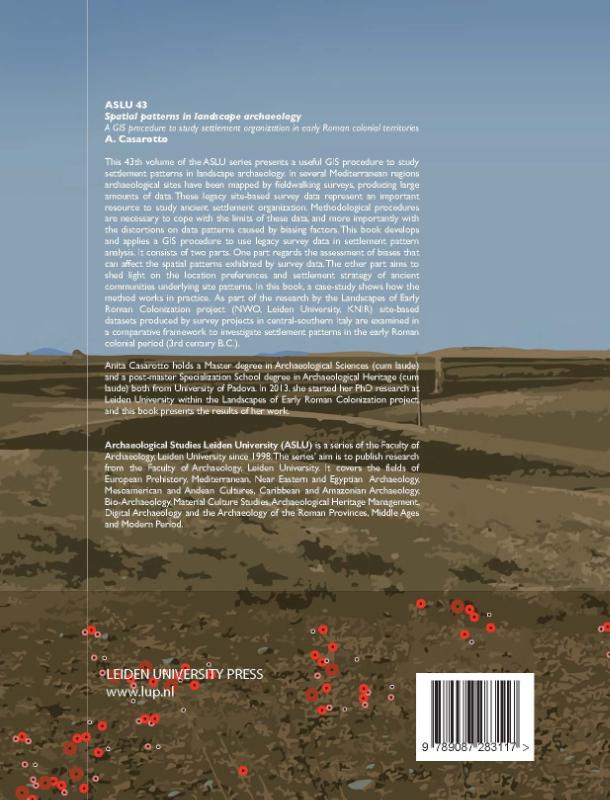 Achterkant van Spatial Patterns in Landscape Archaeology