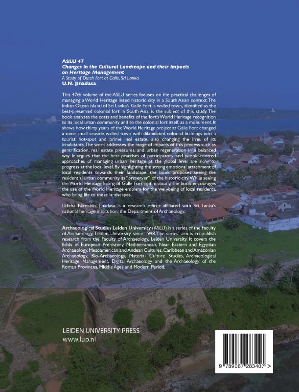 Achterkant van Changes in the Cultural Landscape and their Impacts on Heritage Management