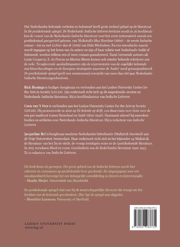 Achterkant van De postkoloniale spiegel
