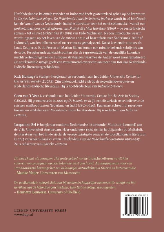 Achterkant van De postkoloniale spiegel