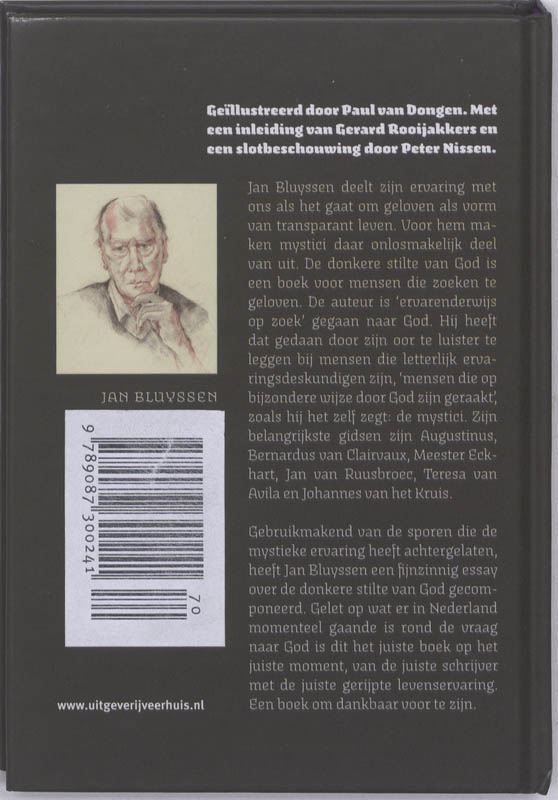 Achterkant van De donkere stilte van God