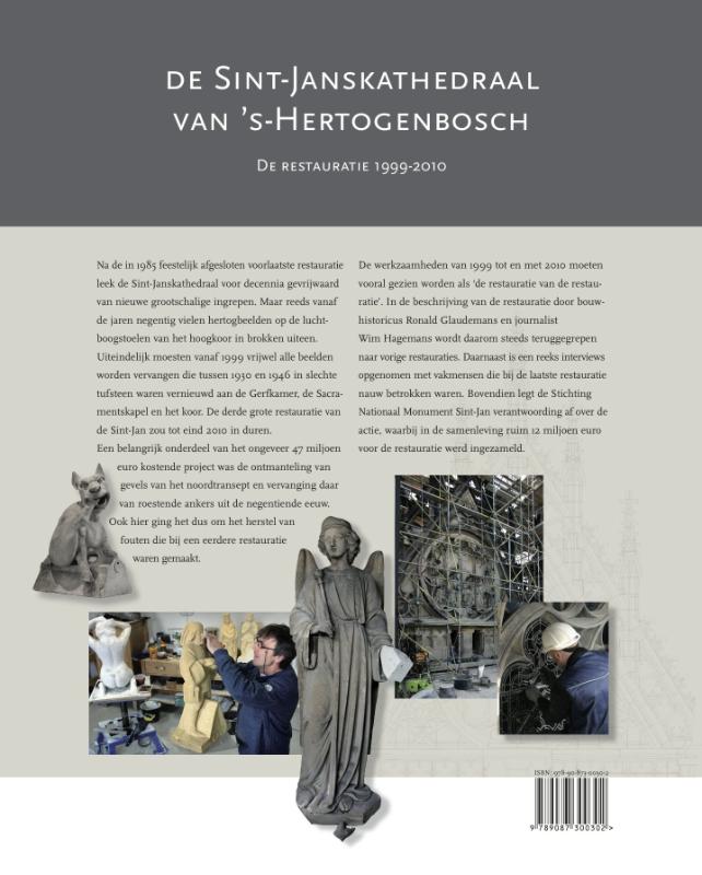 Achterkant van De Sint-Janskathedraal van 's-Hertogenbosch