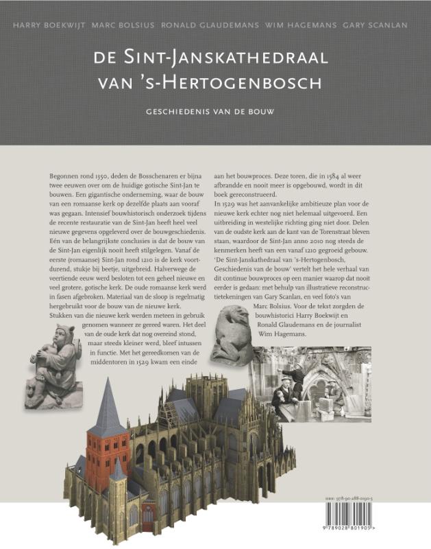 Achterkant van De Sint-Janskathedraal van 's-Hertogenbosch