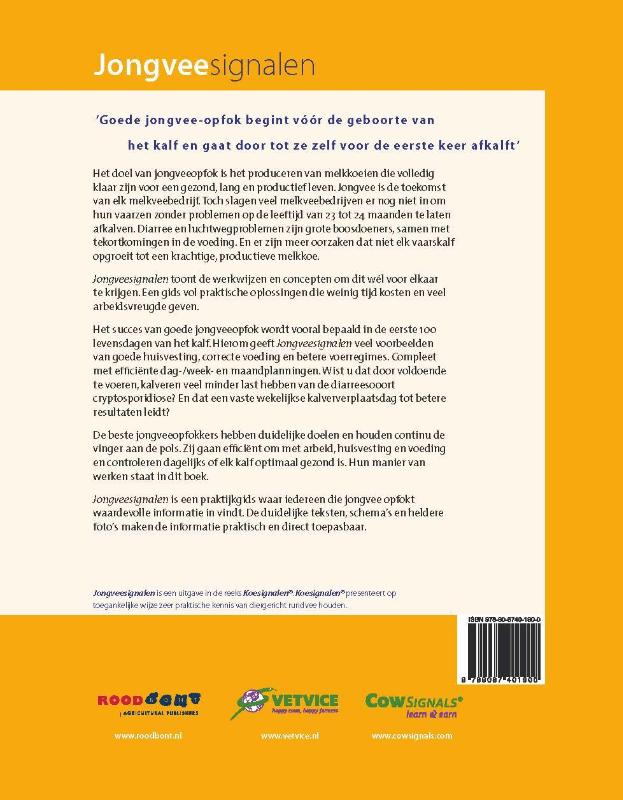 Achterkant van Jongveesignalen
