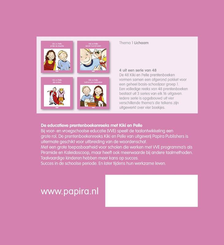 Achterkant van Kiki en Pelle zijn anders