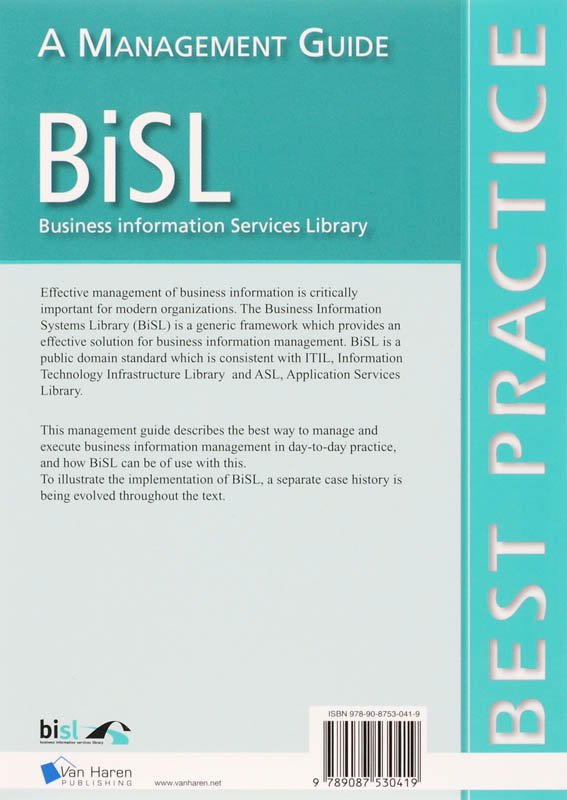 Achterkant van BiSL
