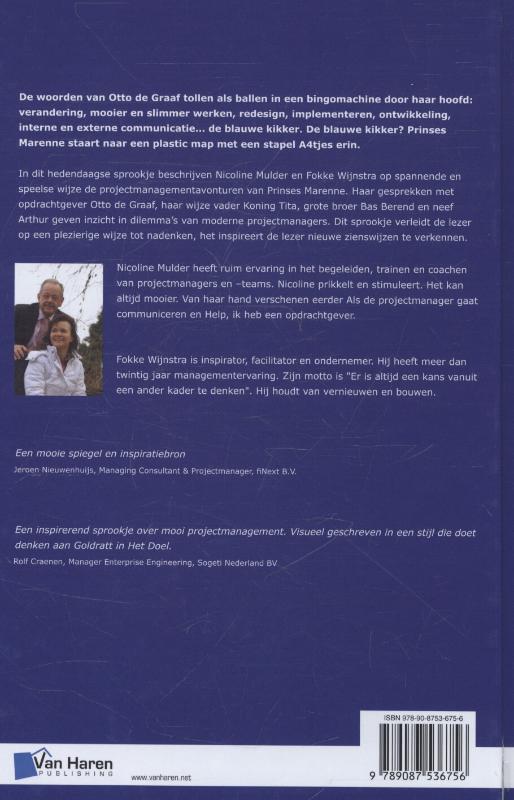 Achterkant van De kleine prinses - maakt projectmanagement stoer - 2de druk