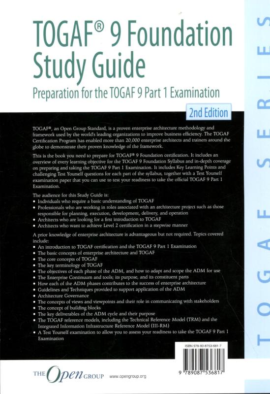 Achterkant van study guide