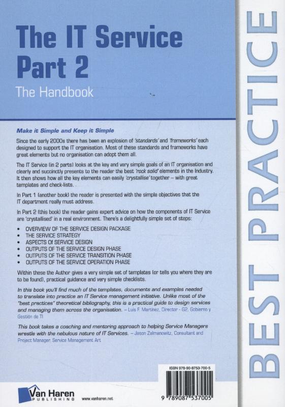 Achterkant van 2 The handbook