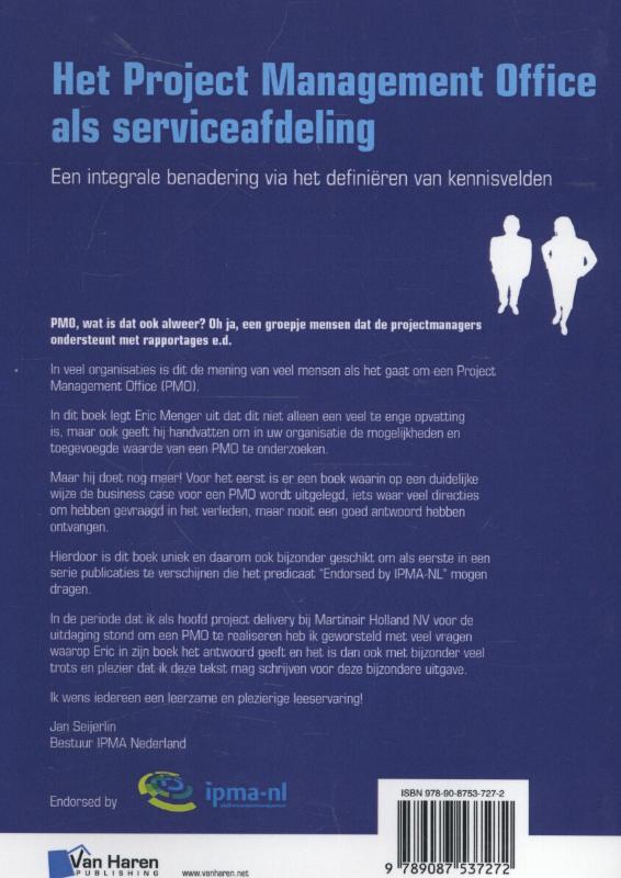 Achterkant van Het Project Management Office als serviceafdeling