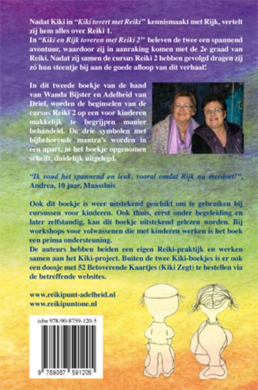 Achterkant van Kiki en Rijk toveren met Reiki 2