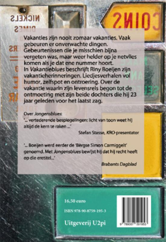 Achterkant van Vakantieblues