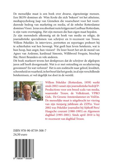 Achterkant van De menselijke maat