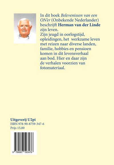 Achterkant van Belevenissen van een ON'er