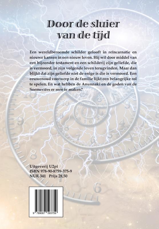 Achterkant van Door de sluier van de tijd