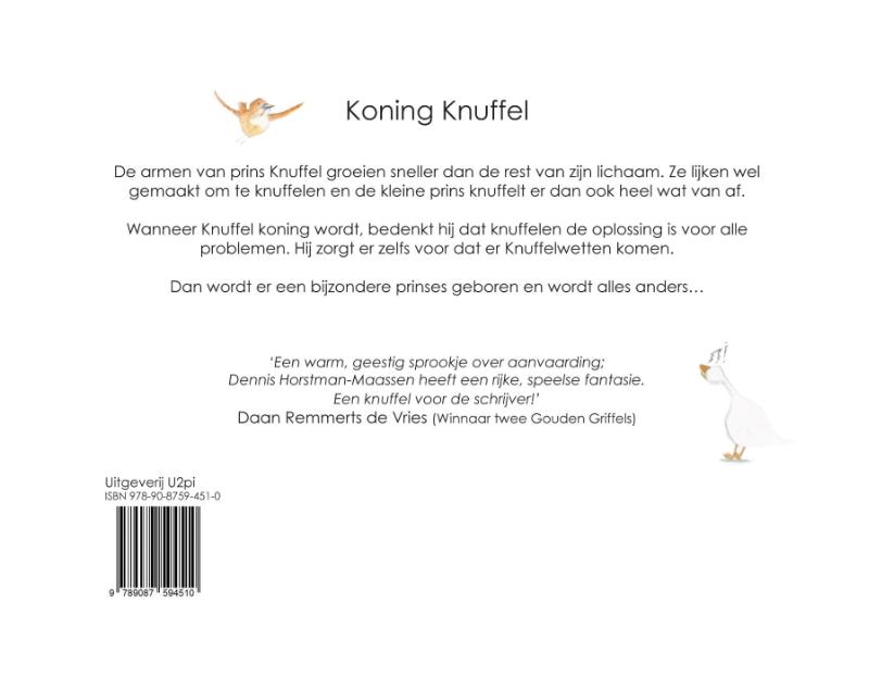 Achterkant van Koning Knuffel