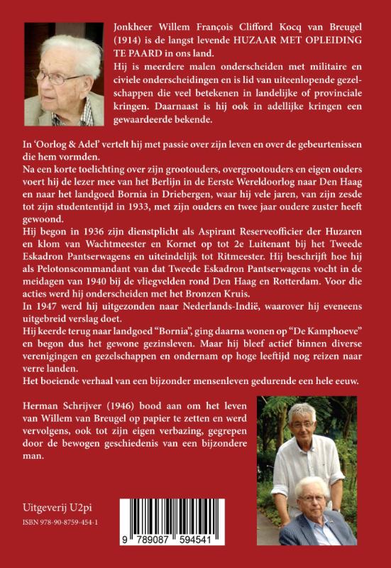 Achterkant van Oorlog en adel