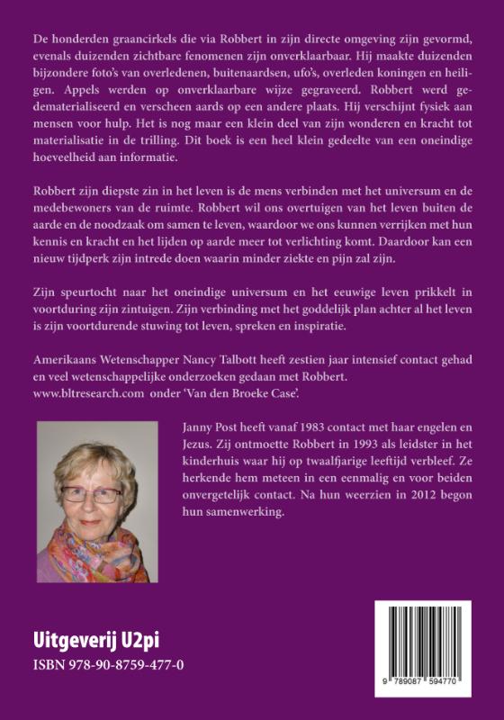 Achterkant van Door de vensters van God