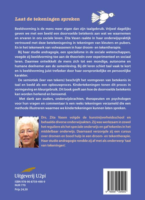 Achterkant van Laat de tekeningen spreken