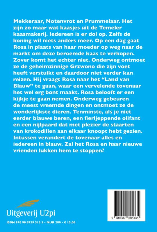 Achterkant van Rosa en de blauwmaker