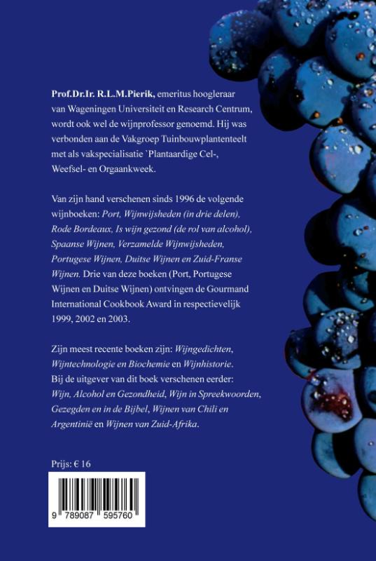 Achterkant van Wijnen van Australie en Nieuw Zeeland