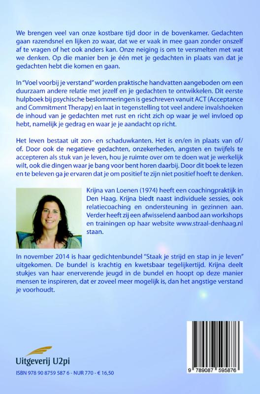 Achterkant van Voel voorbij je verstand