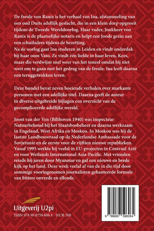 Achterkant van De freule von Ranix en andere adellijke verhalen