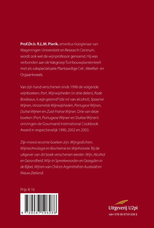 Achterkant van De chemie van wijn