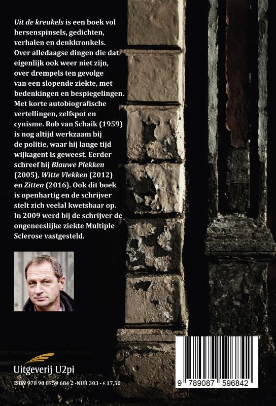 Achterkant van Uit de kreukels