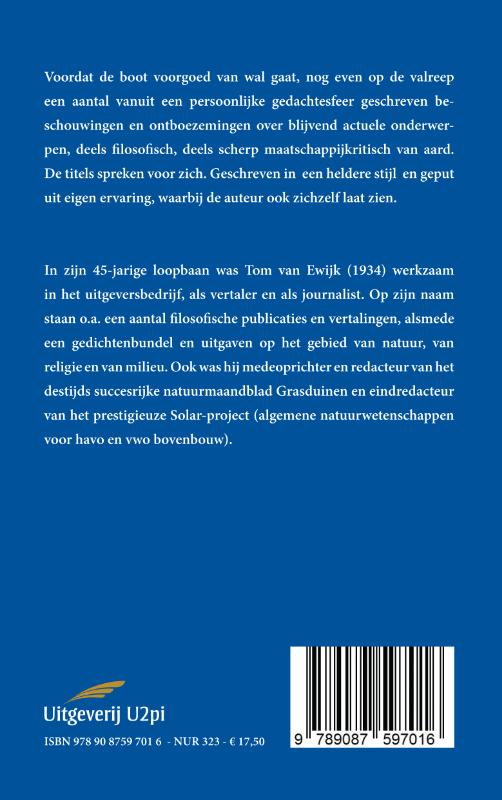 Achterkant van Op de valreep