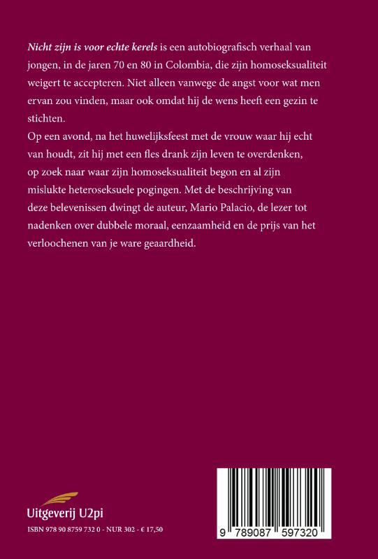 Achterkant van Nicht zijn is voor echte kerels