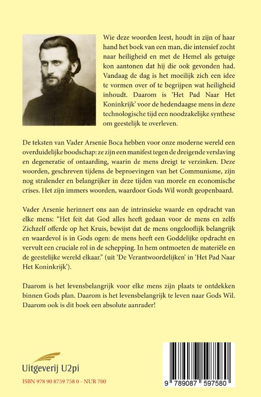 Achterkant van Het pad naar het koninkrijk
