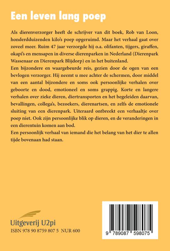 Achterkant van Een leven lang poep