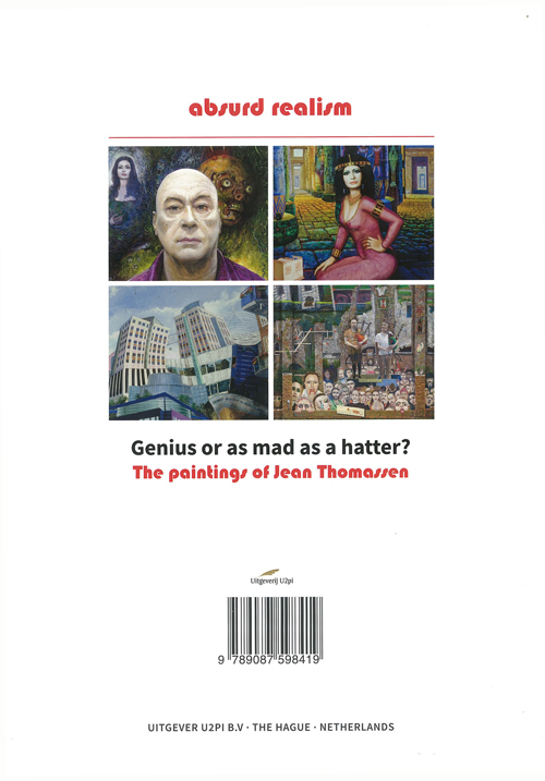 Achterkant van Jean Thomassen Absurd Realism by Glenn Janes.