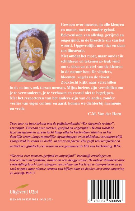 Achterkant van Gewoon over mensen