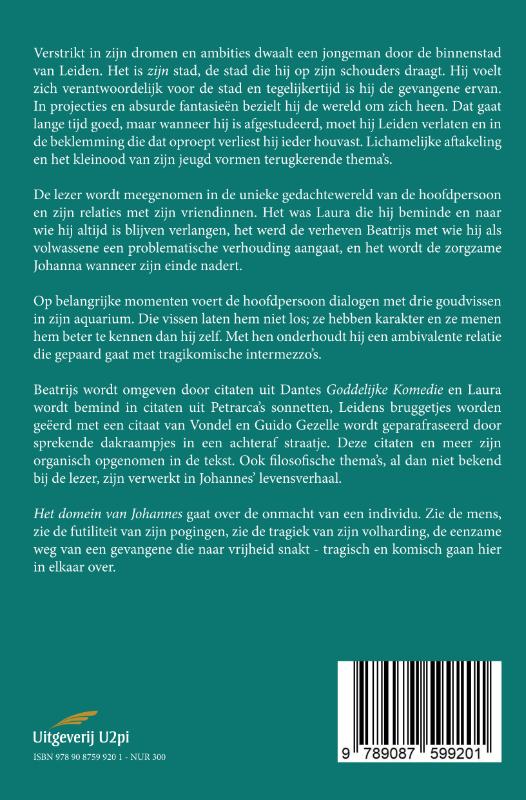 Achterkant van Afscheid van Leiden