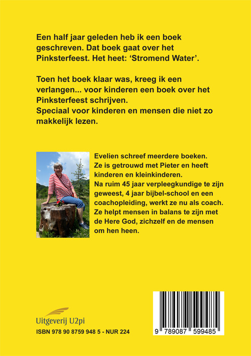 Achterkant van Pinksteren voor kinderen