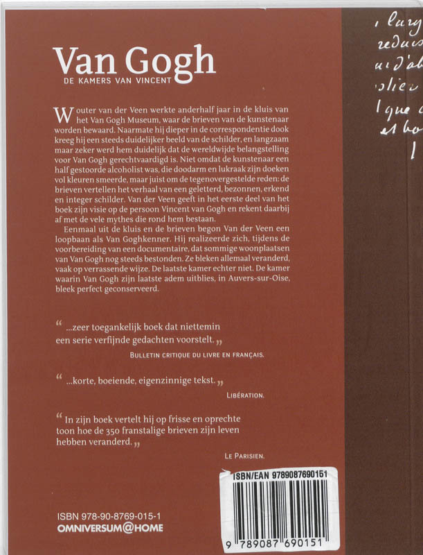 Achterkant van Van Gogh