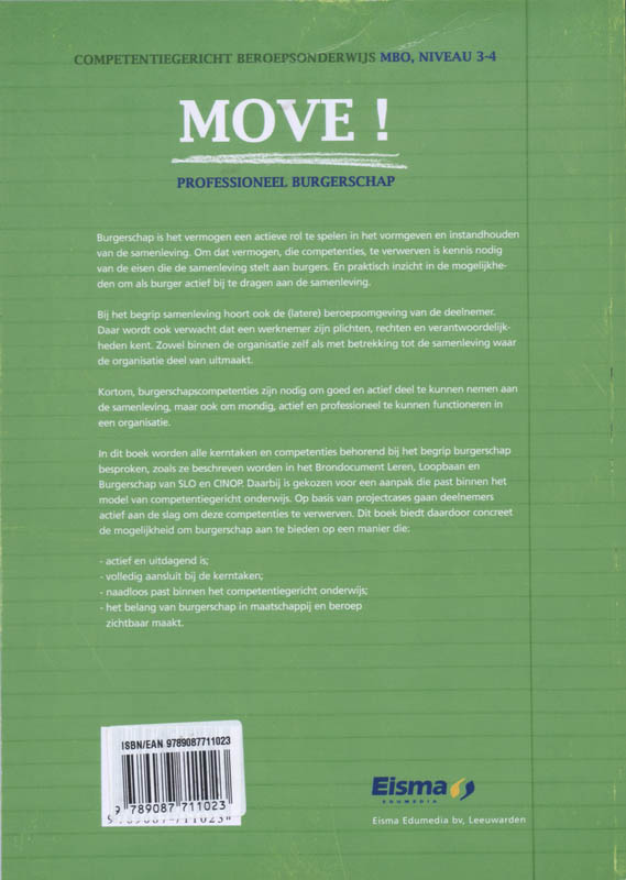 Achterkant van Toetsenboek