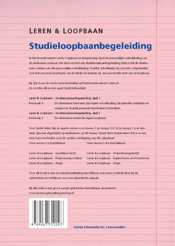 Achterkant van Studieloopbaanbegeleiding