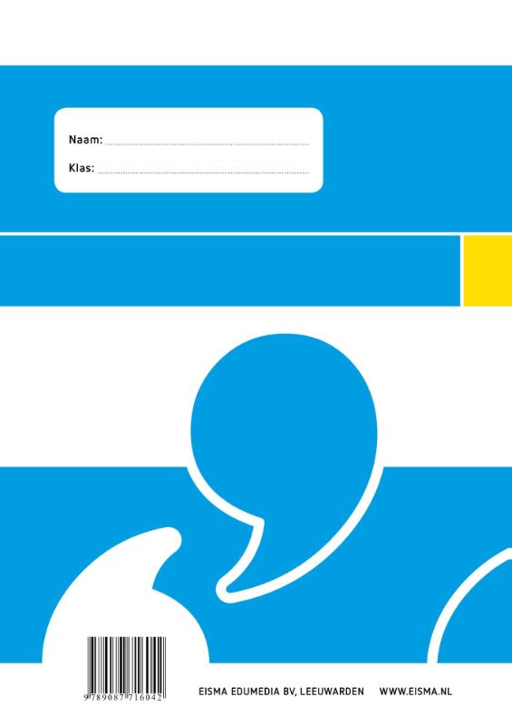 Achterkant van Taalverzorging; Nederlands vmbo KGT 1
