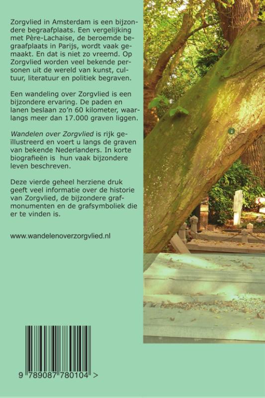 Achterkant van Wandelen over Zorgvlied
