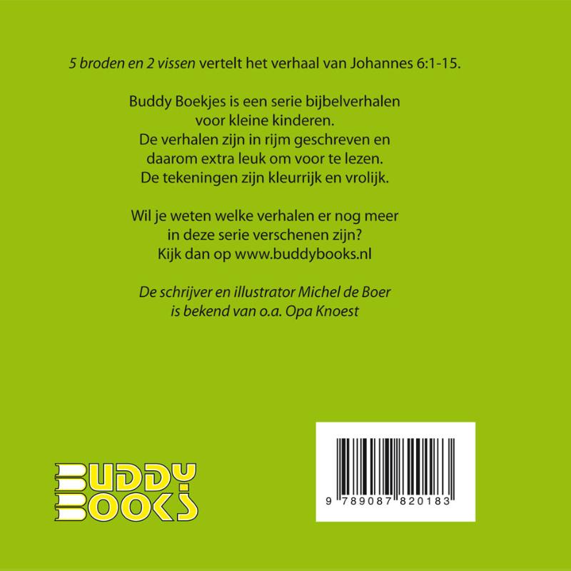 Achterkant van 5 Broodjes en 2 vissen