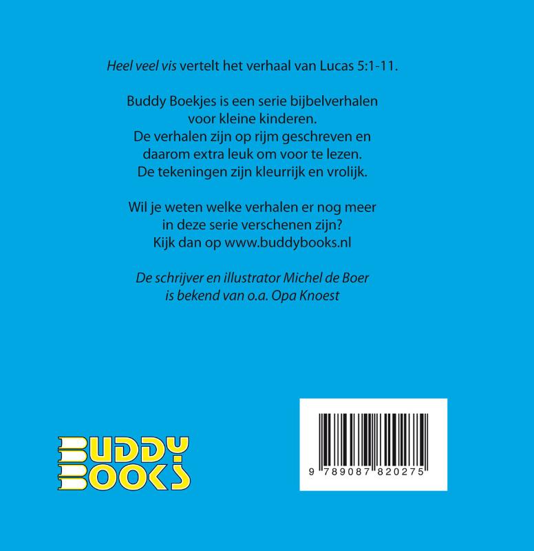 Achterkant van Heel veel vis